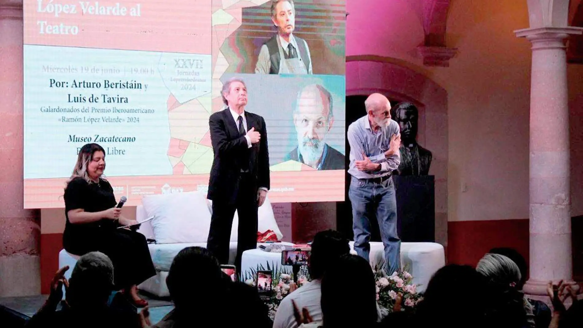 Arturo Beristáin y Luis de Tavira